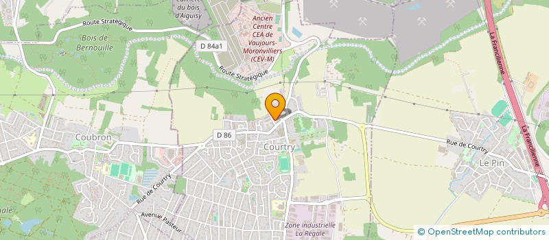localisation de l'entreprise AUX MILLE DELICES DE COURTRY à COURTRY