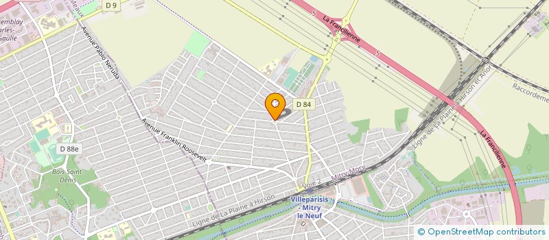 localisation de l'entreprise AUX MILLE ET UNE DOUCEURS  MITRY-MORY