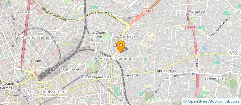 localisation de l'entreprise AUX MILLE ET UNE MAINS à MARSEILLE