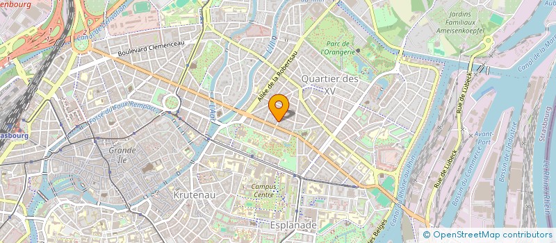 localisation de l'entreprise AUX MILLE ET UNE SAVEURS  STRASBOURG