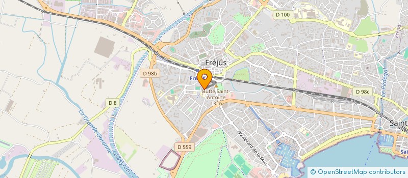 localisation de l'entreprise AUX MILLE ET UNE SAVEURS  FREJUS