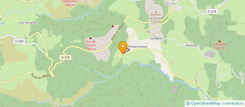 localisation de l'entreprise AUX MILLE ETOILES DE SARA  BOREE