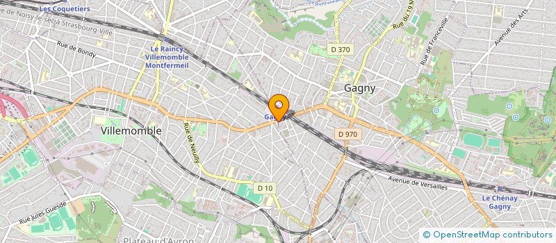 localisation de l'entreprise AUX MILLE MERVEILLES  VILLEMOMBLE