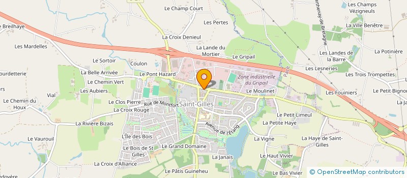 localisation de l'entreprise AUX MILLE SAVEURS à L'HERMITAGE