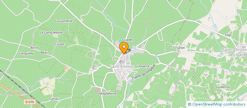 localisation de l'entreprise AUX MILLE VINS  SAINT PEY D'ARMENS