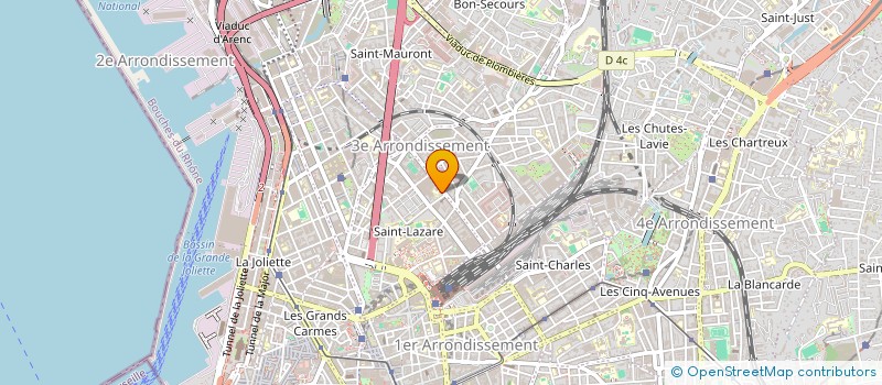 localisation de l'entreprise AUX MILLES ET UNE SAVEURS à MARSEILLE