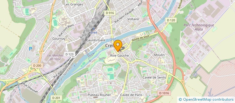 localisation de l'entreprise AUX MINES DE SUEDE à CREIL