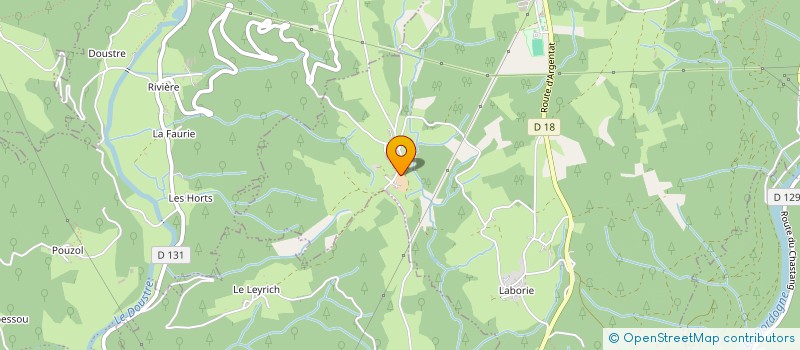 localisation de l'entreprise AUX MINI DELICES  ARGENTAT-SUR-DORDOGNE