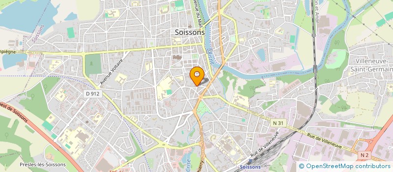 localisation de l'entreprise AUX MIRACLES à SOISSONS