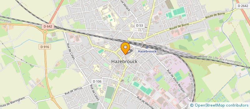 localisation de l'entreprise AUX MORDUS DE LA PECHE à HAZEBROUCK