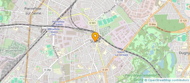 localisation de l'entreprise AUX MORDUS DU PAIN à STAINS