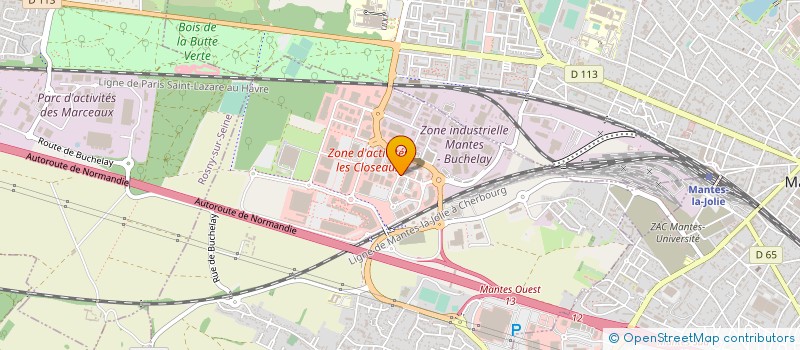 localisation de l'entreprise AUX MOTARDS MANTAIS à BUCHELAY