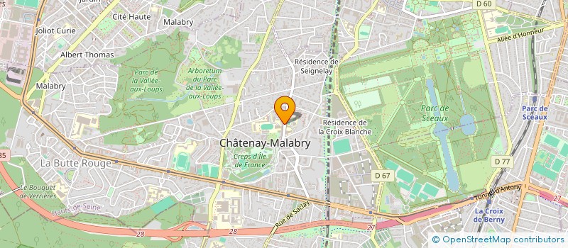 localisation de l'entreprise AUX MULTIDELICES 2 à CHATENAY-MALABRY