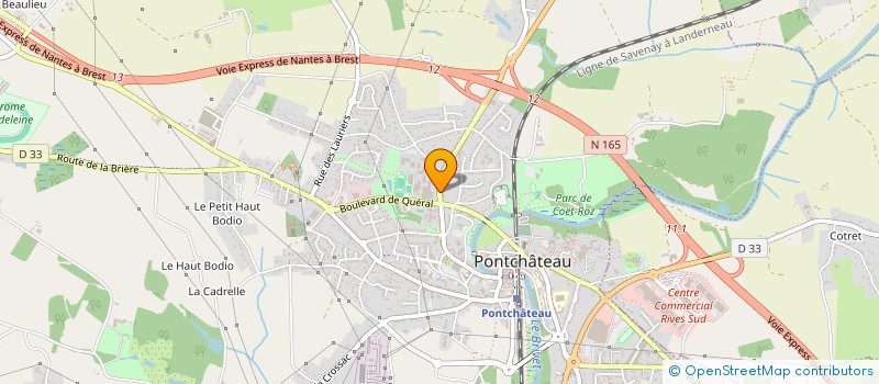 localisation de l'entreprise AUX OCCASIONS PONTCHATELAINES à PONTCHATEAU