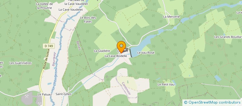 localisation de l'entreprise AUX OLIVIERS DE JEL  RILLE