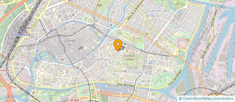 localisation de l'entreprise AUX ONDES à STRASBOURG