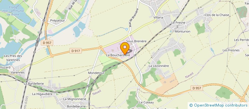 localisation de l'entreprise AUX OUVERTURES DE L'HABITAT  NAVEIL