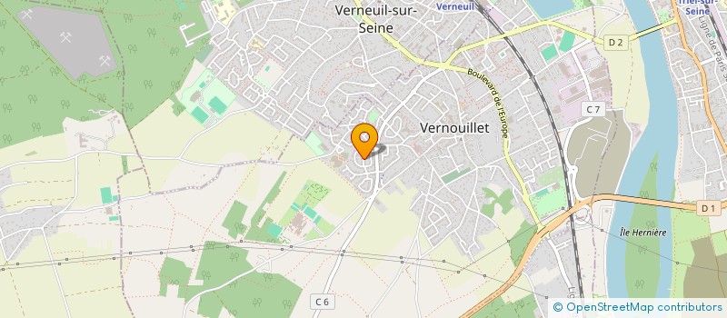 localisation de l'entreprise AUX P'TIS OIGNONS  VERNOUILLET