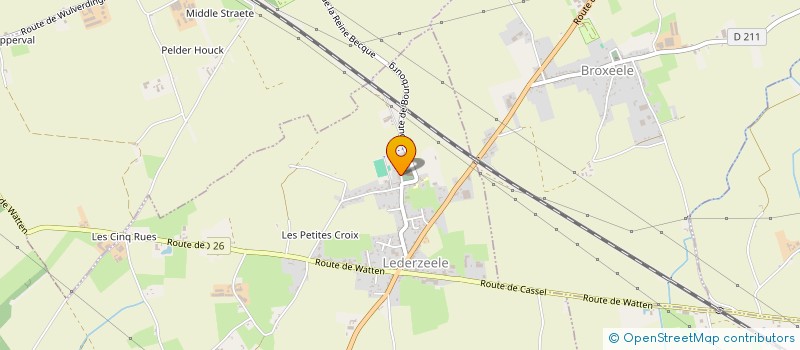localisation de l'entreprise AUX P'TITES MAINS à LEDERZEELE