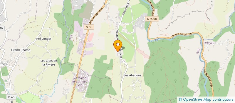 localisation de l'entreprise AUX P'TITS BONHEURS  GAP