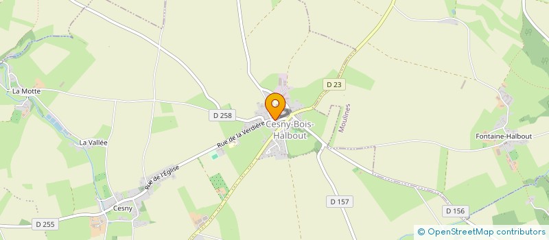 localisation de l'entreprise AUX P'TITS BOUTS DE PAIN  CESNY-LES-SOURCES