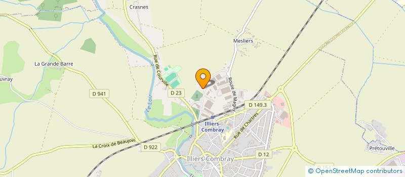 localisation de l'entreprise AUX P'TITS CONTROLEURS à ILLIERS-COMBRAY