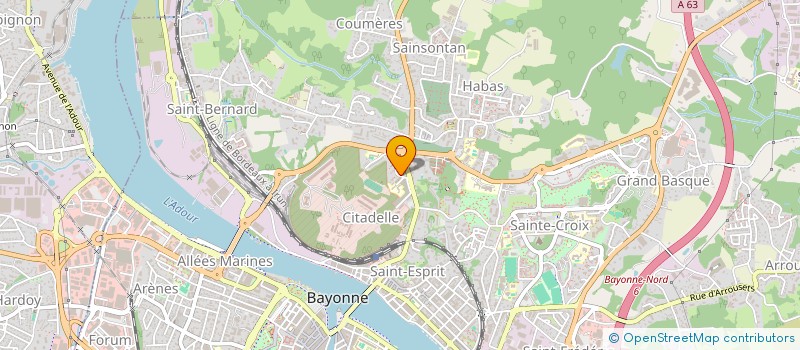 localisation de l'entreprise AUX P'TITS DELICES à BAYONNE