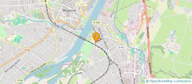 localisation de l'entreprise AUX P'TITS OIGNONS  LE COTEAU