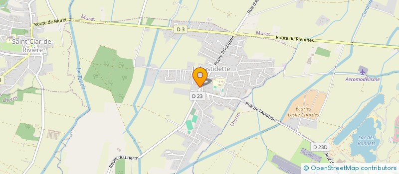 localisation de l'entreprise AUX P'TITS PLAISIRS  LABASTIDETTE