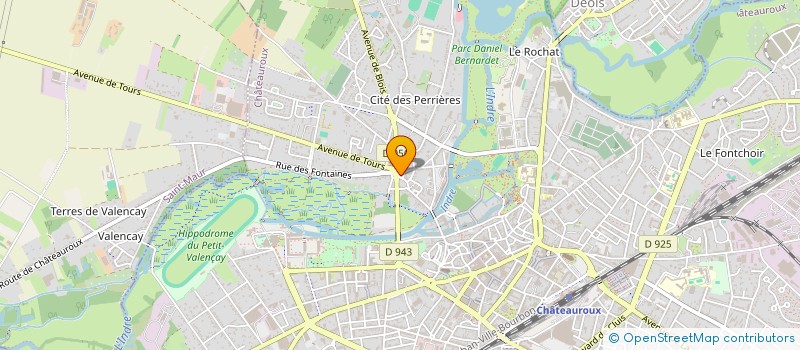 localisation de l'entreprise AUX PAINS D'AUTREFOIS à CHATEAUROUX