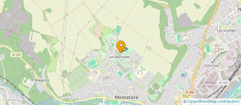 localisation de l'entreprise AUX PAINS D'AUTREFOIS  MONTATAIRE