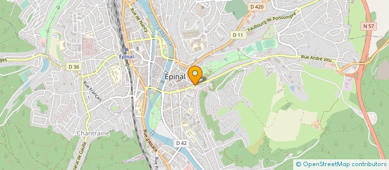 localisation de l'entreprise AUX PAINS D'EMY à EPINAL