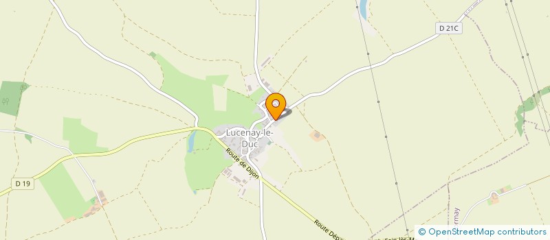localisation de l'entreprise AUX PAINS DES DUCS  LUCENAY-LE-DUC