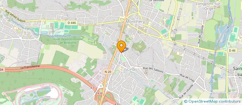 localisation de l'entreprise AUX PALAIS DES GOURMANDISES  LINAS