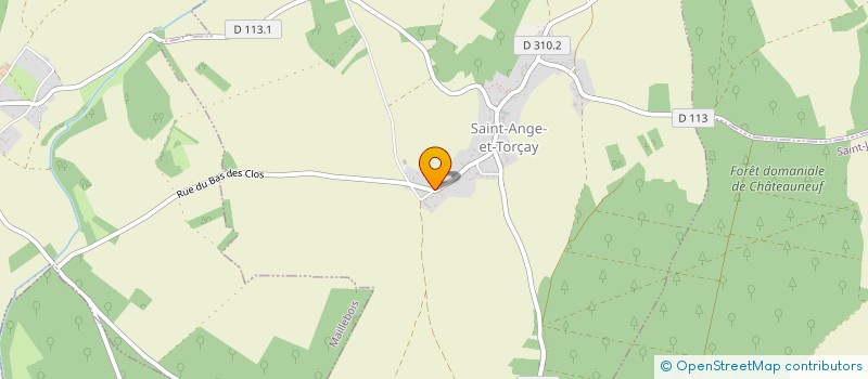 localisation de l'entreprise AUX PALAIS DES GOURMANDS à SAINT-ANGE-ET-TORCAY