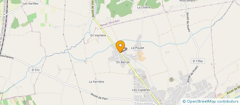 localisation de l'entreprise AUX PALETS D'OR à BEAUREPAIRE