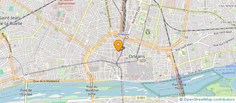 localisation de l'entreprise AUX PALETS OR SARL à ORLEANS
