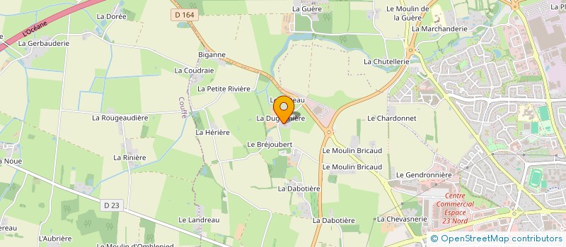 localisation de l'entreprise AUX PAPILLES DE LA DUGUE  ANCENIS-SAINT-GEREON