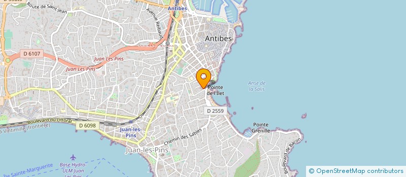 localisation de l'entreprise AUX PAPILLES GOURMANDES à ANTIBES
