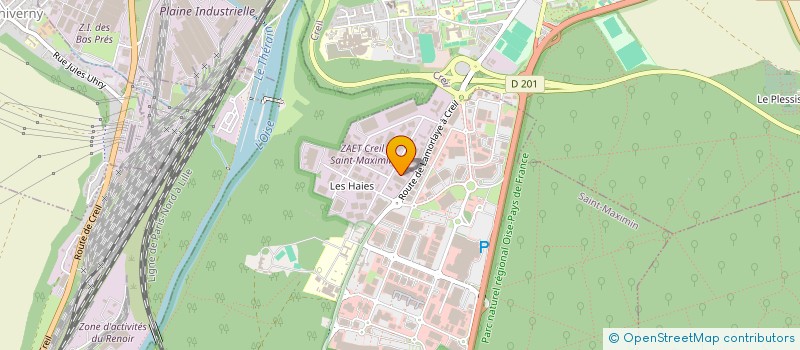 localisation de l'entreprise AUX PARQUETS ROUXEL à SAINT-MAXIMIN