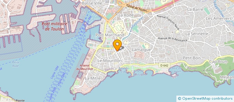 localisation de l'entreprise AUX PATES FRAICHES à TOULON