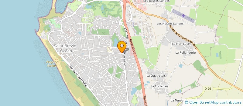 localisation de l'entreprise AUX PERLES DE JADE  SAINT-BREVIN-LES-PINS