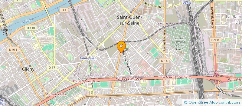 localisation de l'entreprise AUX PETITES MERVEILLES à SAINT-OUEN-SUR-SEINE