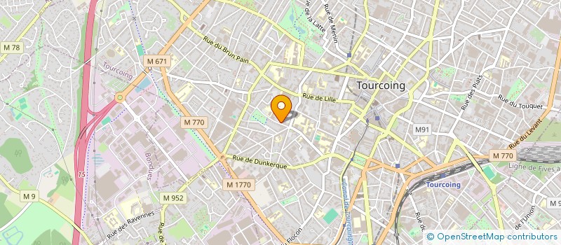 localisation de l'entreprise AUX PETITES PATTOUNES  TOURCOING