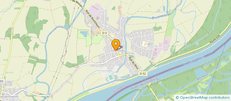 localisation de l'entreprise AUX PETITES SAVEURS  RHINAU