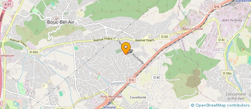 localisation de l'entreprise AUX PETITS BONHEURS à BOUC-BEL-AIR