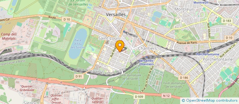 localisation de l'entreprise AUX PETITS BOUFFONS à VERSAILLES