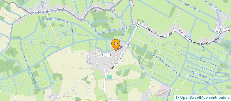 localisation de l'entreprise AUX PETITS DANSEURS DU MARAIS  LE VANNEAU-IRLEAU