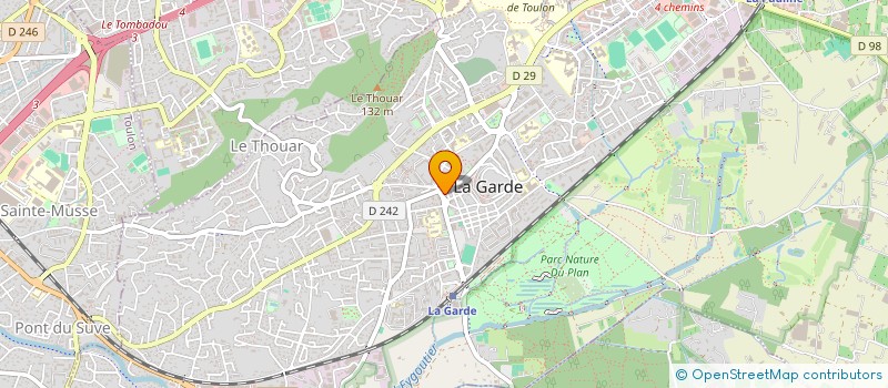 localisation de l'entreprise AUX PETITS DELICES à LA GARDE