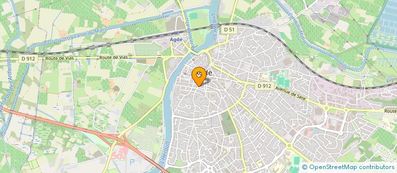 localisation de l'entreprise AUX PETITS OIGNONS  AGDE